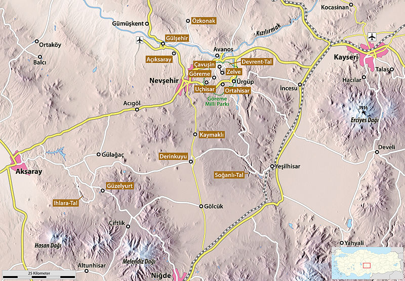 Capadocia (Turquía). Agencias, Circuitos, Excursiones