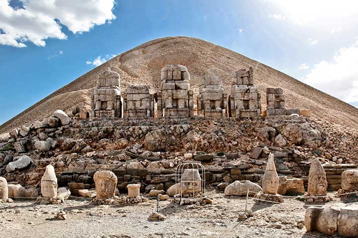 Monte Nemrut -sitio arqueológico- Adiyaman, Turquía