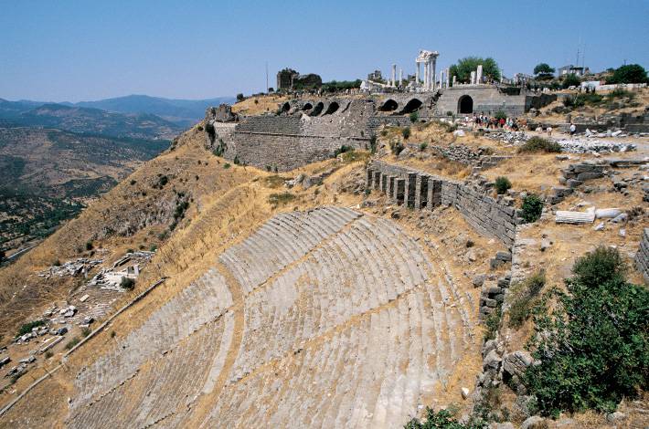 Pérgamo -sitio arqueológico- Bergama (Esmirna), Turquía